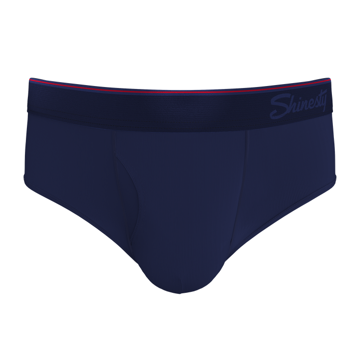 Shinesty "Blueberry Pie" Red Tip Navy Ball Hammock® Pouch Underwear Briefs