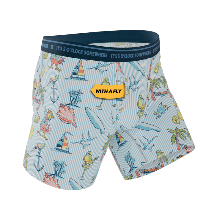 The Boat Drinks | Shinesty x Margaritaville® Ball Hammock® Pouch Underwear With Fly