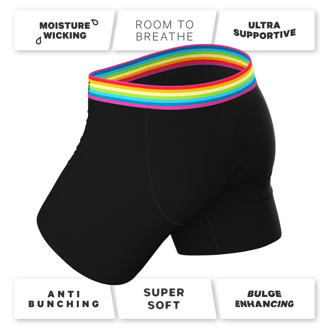 The Bona Fide Pride Underwear | Ball Hammock® Pouch with Rainbow Waistband