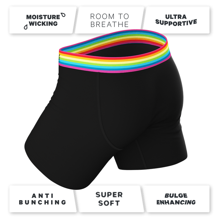 The Bona Fide Pride Underwear | Ball Hammock® Pouch with Rainbow Waistband