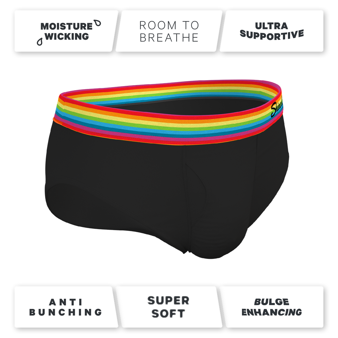 The Bona Fide Pride Ball Hammock® Briefs - Shinesty Rainbow Pouch Underwear