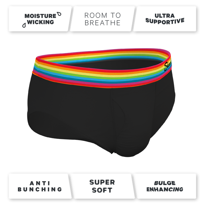 The Bona Fide Pride Ball Hammock® Briefs - Shinesty Rainbow Pouch Underwear