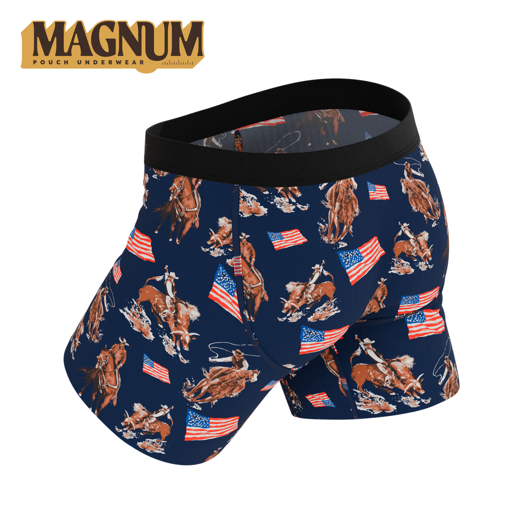 The Bootstraps & Chaps | Americana Cowboy Ball Hammock® Magnum Big Pouch Underwear