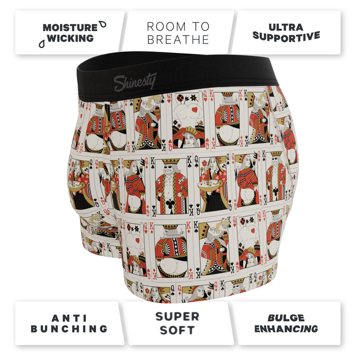 The Bottomless Blackjack | Vintage Playing Cards Ball Hammock® Pouch Trunks Underwear