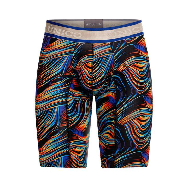 Mundo Unico Men's Cálamo Athletic Boxer Briefs - Black Print