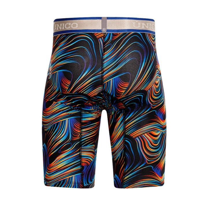 Mundo Unico Men's Cálamo Athletic Boxer Briefs - Black Print