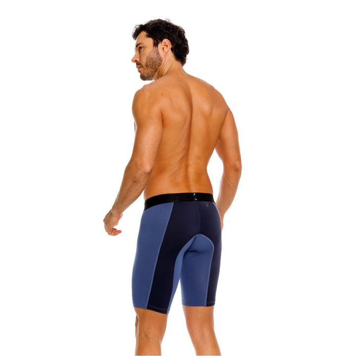 Mundo Unico Men's Athletic Lanzador Sport Boxer Briefs - Blue Microfiber