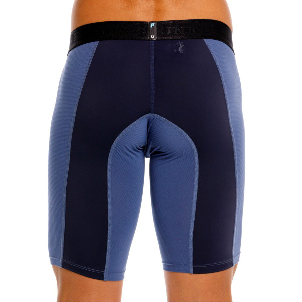Mundo Unico Men's Athletic Lanzador Sport Boxer Briefs - Blue Microfiber