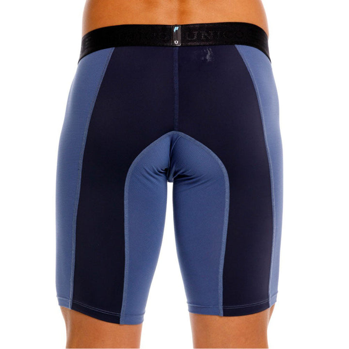 Mundo Unico Men's Athletic Lanzador Sport Boxer Briefs - Blue Microfiber