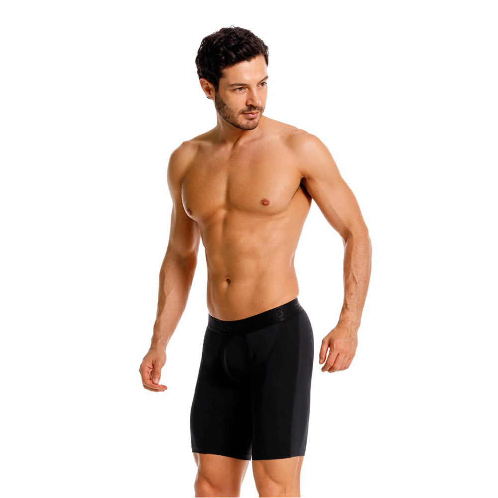 Mundo Unico Posy Green Men's Boxer Brief in Black – men's boxer briefs Handmade in Colombia