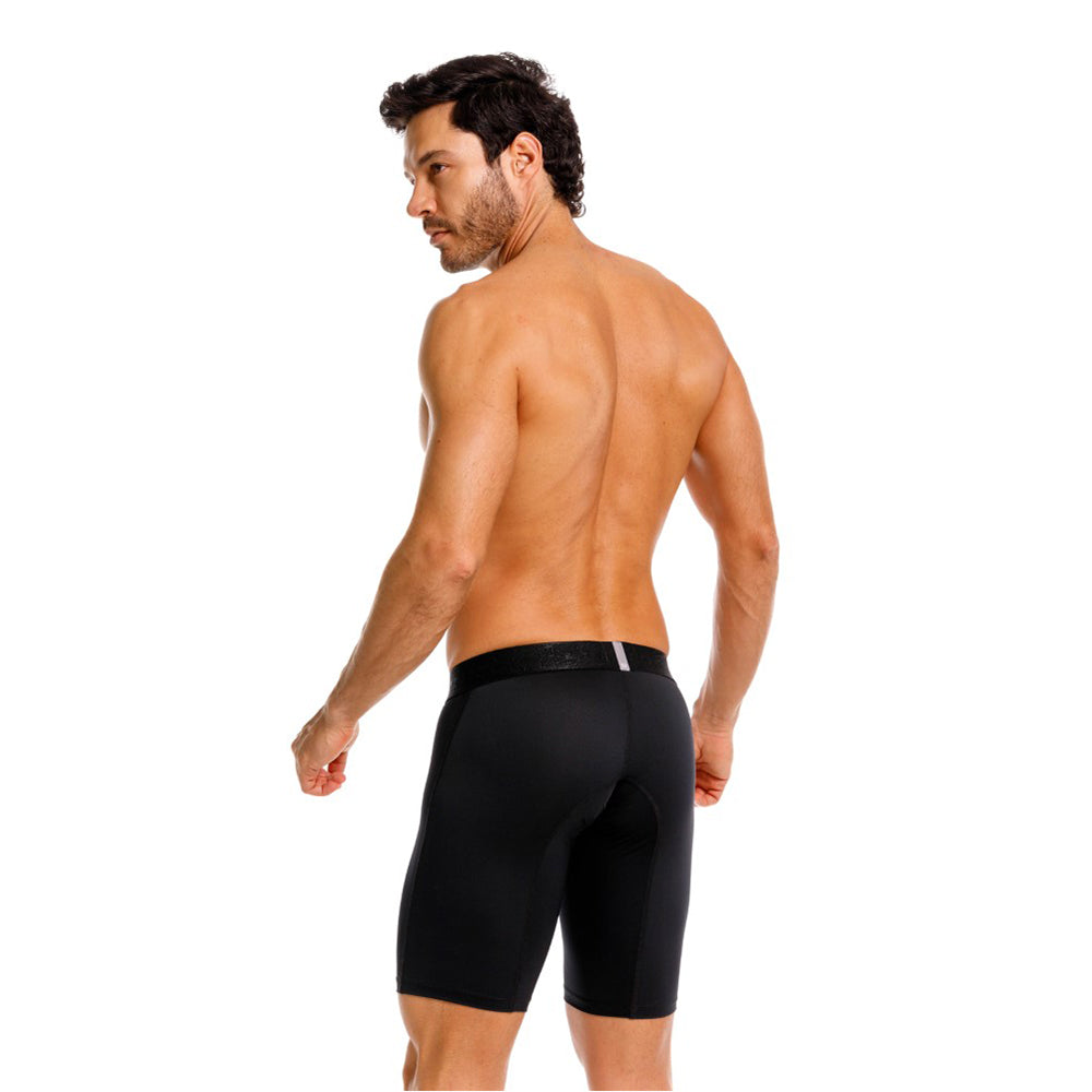Mundo Unico Posy Green Men's Boxer Brief in Black – men's boxer briefs Handmade in Colombia