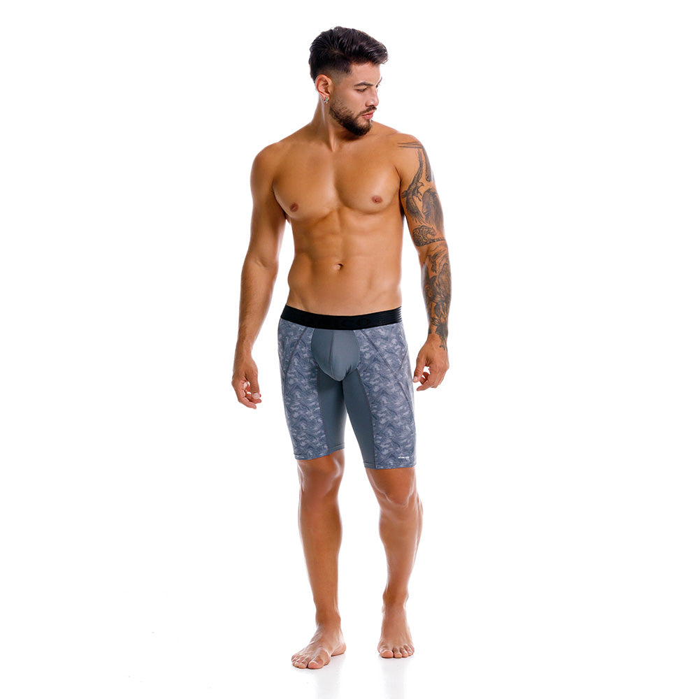 Unico Athletic Victoria Performance Men's Sports Boxer Briefs - Grey