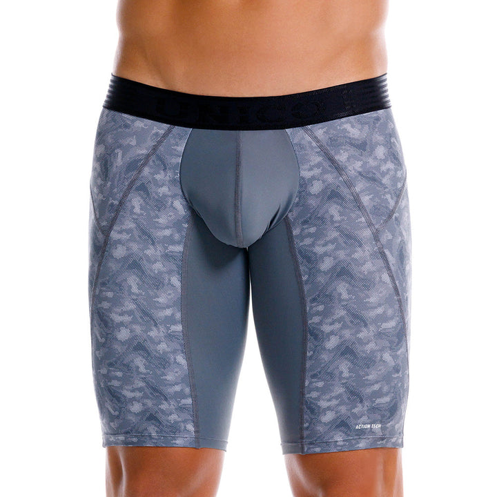 Unico Athletic Victoria Performance Men's Sports Boxer Briefs - Grey