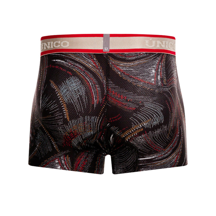 Mundo Unico Men’s Bóxer Corto Abismal Negro - Lightweight Microfiber Trunk Boxers