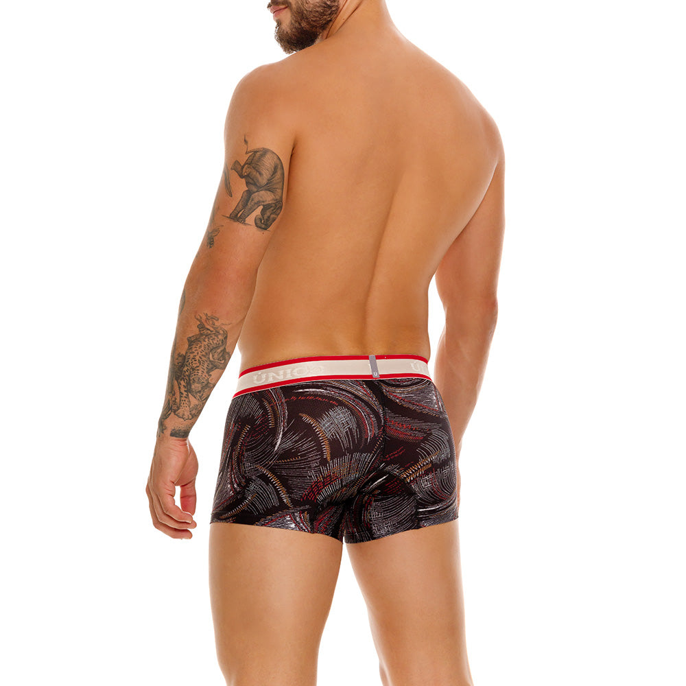 Mundo Unico Men’s Bóxer Corto Abismal Negro - Lightweight Microfiber Trunk Boxers