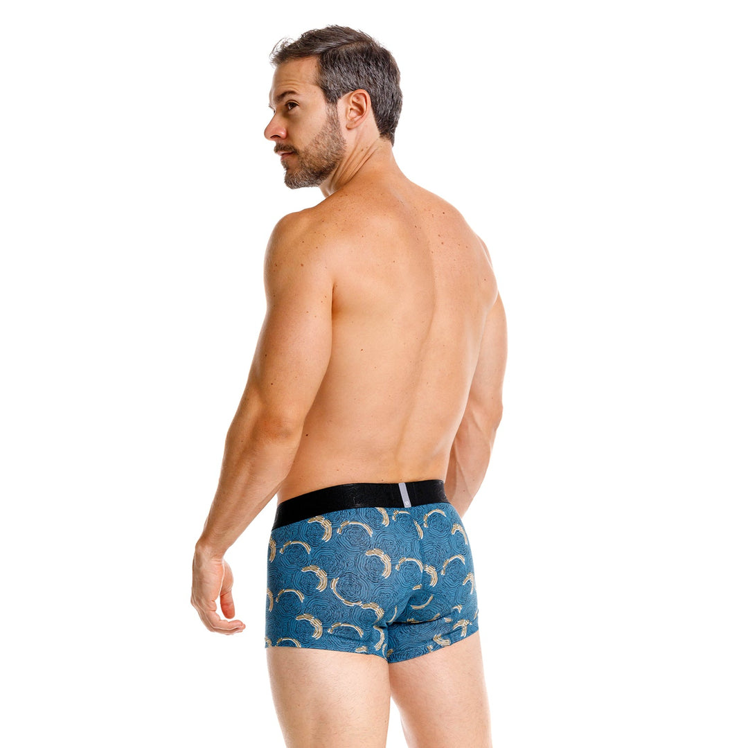 Mundo Unico Atavio Men's Boxer Briefs in Blue – men's boxer briefs Handmade in Colombia