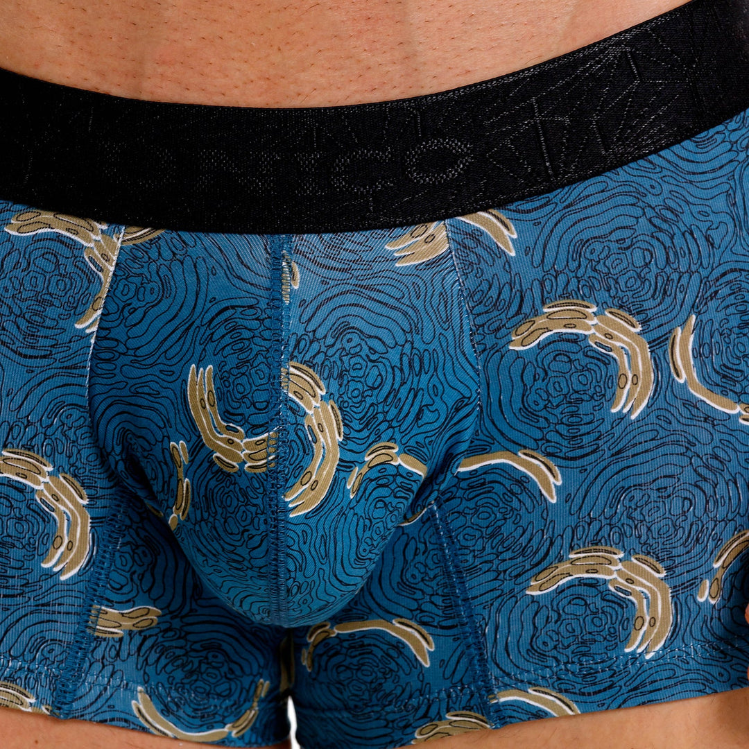 Mundo Unico Atavio Men's Boxer Briefs in Blue – men's boxer briefs Handmade in Colombia