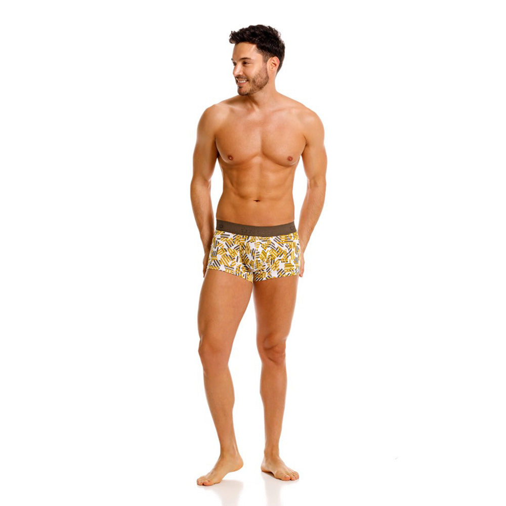 MUNDO ÚNICO "Axioma" Yellow Short Boxer Briefs (BOXER CORTO AXIOMA AMARILLO)