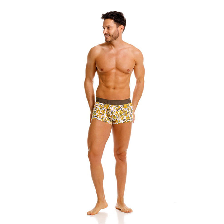 MUNDO ÚNICO "Axioma" Yellow Short Boxer Briefs (BOXER CORTO AXIOMA AMARILLO)