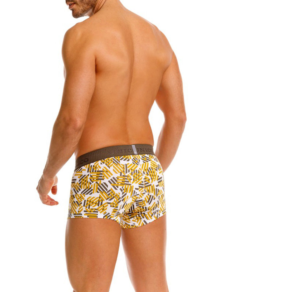 MUNDO ÚNICO "Axioma" Yellow Short Boxer Briefs (BOXER CORTO AXIOMA AMARILLO)