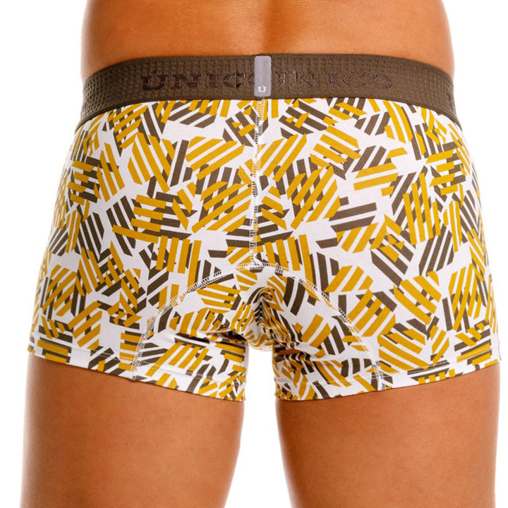 MUNDO ÚNICO "Axioma" Yellow Short Boxer Briefs (BOXER CORTO AXIOMA AMARILLO)