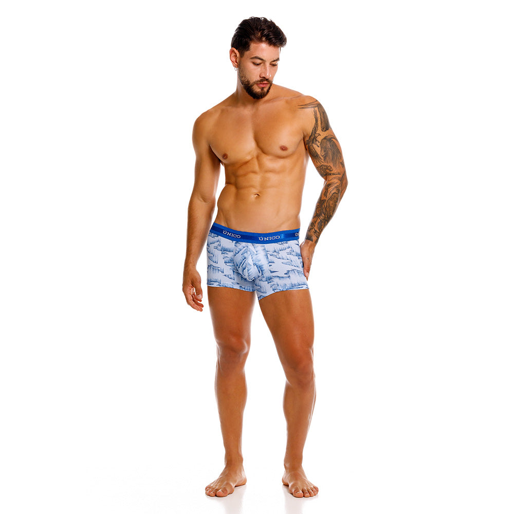 Mundo Unico Bulevar Men's Trunk Underwear | Blue