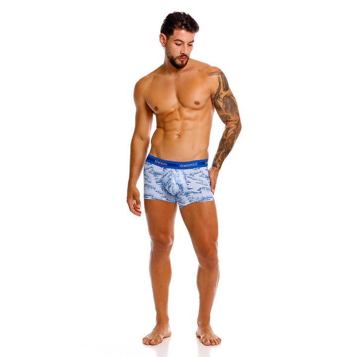 Mundo Unico Bulevar Men's Trunk Underwear | Blue