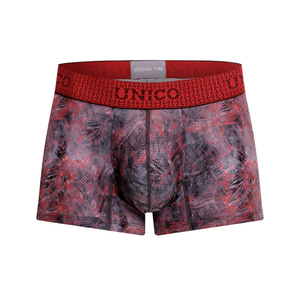 Mundo Unico Men's Centollón Rojo Short Boxer Briefs - Breathable Performance Microfiber Trunk