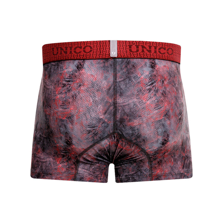 Mundo Unico Men's Centollón Rojo Short Boxer Briefs - Breathable Performance Microfiber Trunk