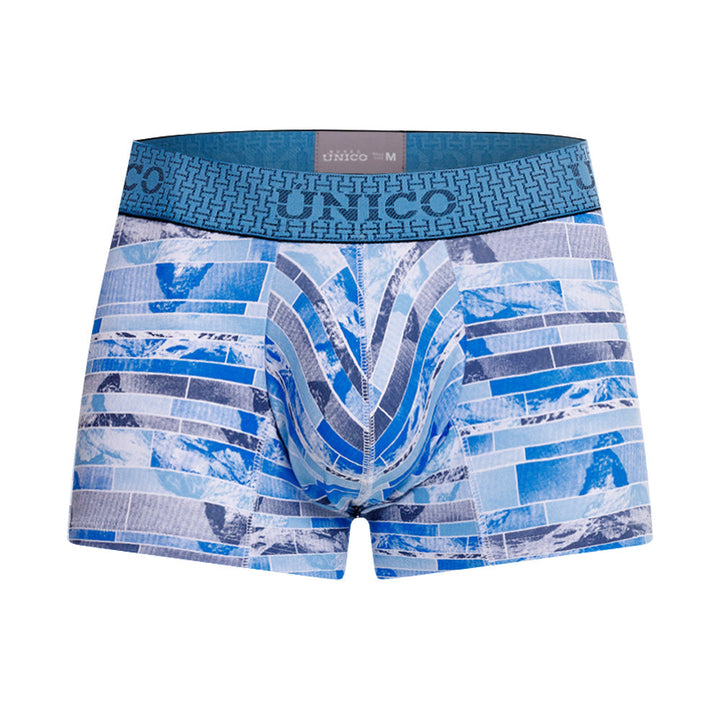 Mundo Unico Men's Cerro Azul Short Boxer Briefs - Printed Cotton Comfort Underwear
