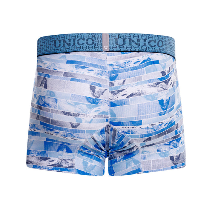 Mundo Unico Men's Cerro Azul Short Boxer Briefs - Printed Cotton Comfort Underwear