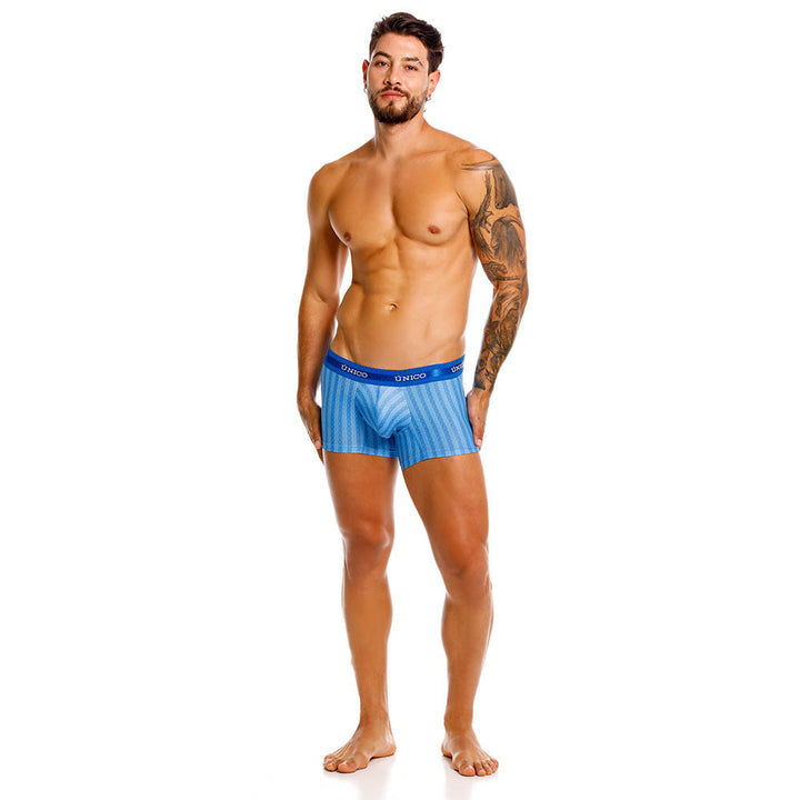 Mundo Unico Ciselado Men's Trunk Underwear | Blue