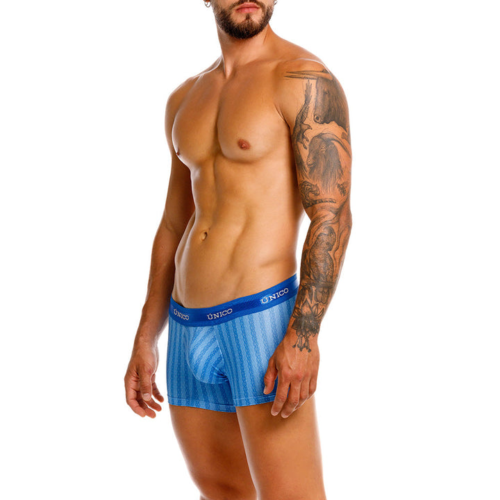 Mundo Unico Ciselado Men's Trunk Underwear | Blue