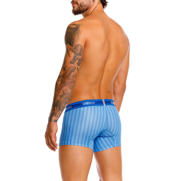 Mundo Unico Ciselado Men's Trunk Underwear | Blue