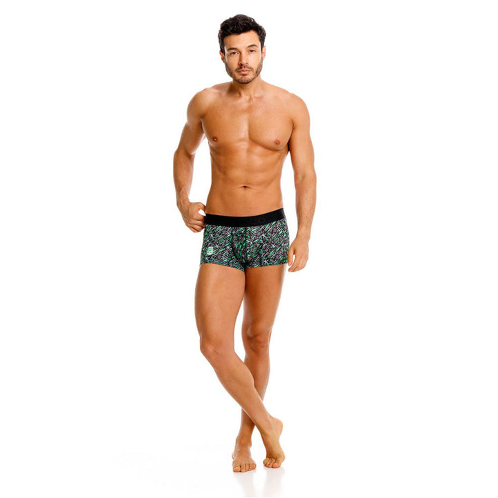 Mundo Unico Continente Men's Trunk Underwear | Green