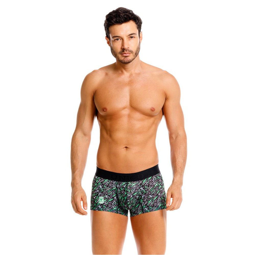 Mundo Unico Continente Men's Trunk Underwear | Green