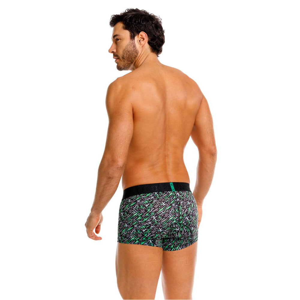 Mundo Unico Continente Men's Trunk Underwear | Green