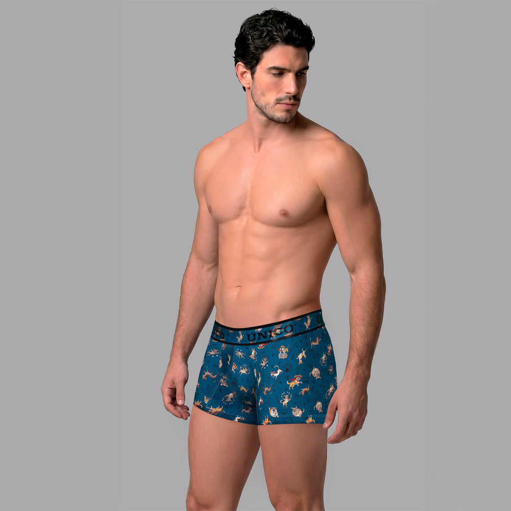 Mundo Unico Criollos Men's Boxer Briefs in Blue – men's boxer briefs Handmade in Colombia