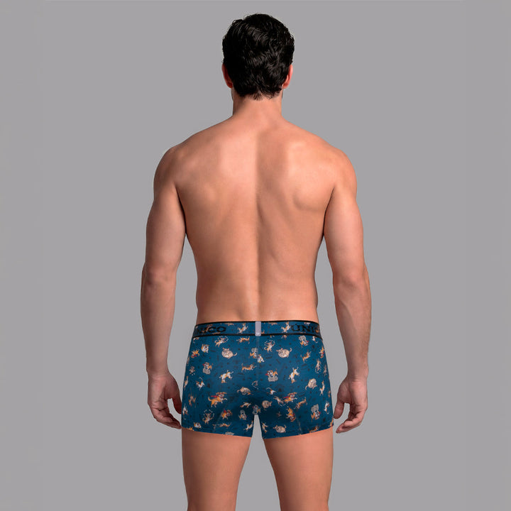 Mundo Unico Criollos Men's Boxer Briefs in Blue – men's boxer briefs Handmade in Colombia