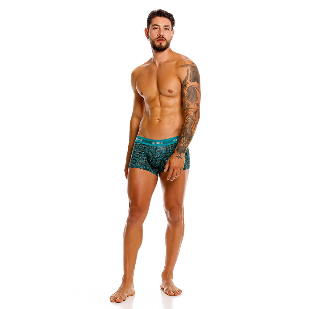 Mundo Unico Dendrita Men's Trunk Underwear | Green