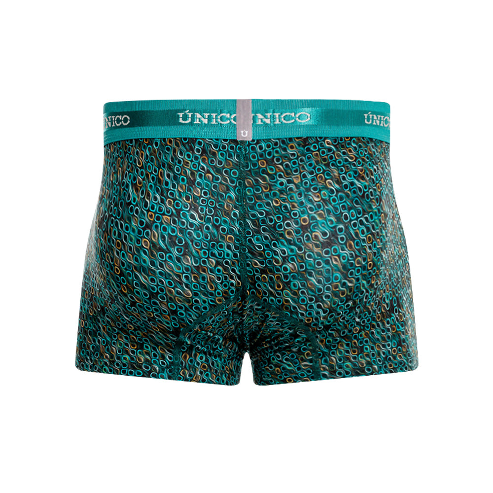 Mundo Unico Dendrita Men's Trunk Underwear | Green