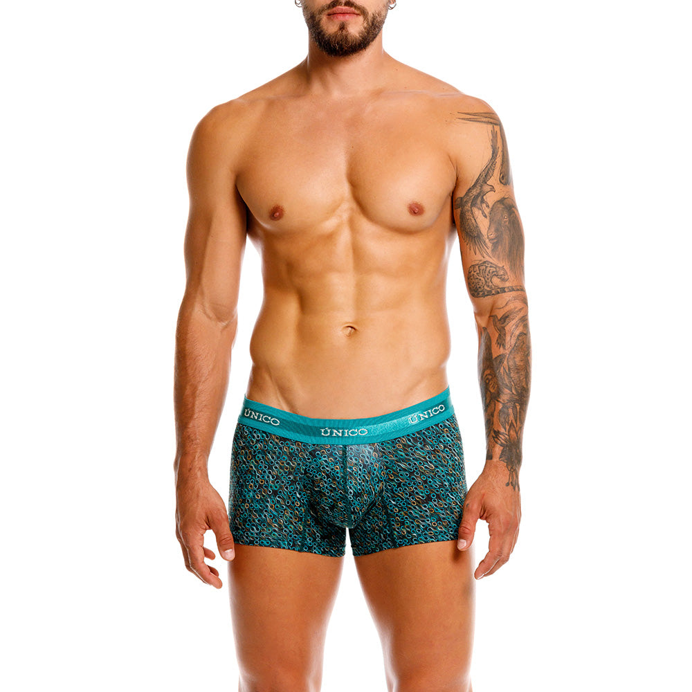 Mundo Unico Dendrita Men's Trunk Underwear | Green