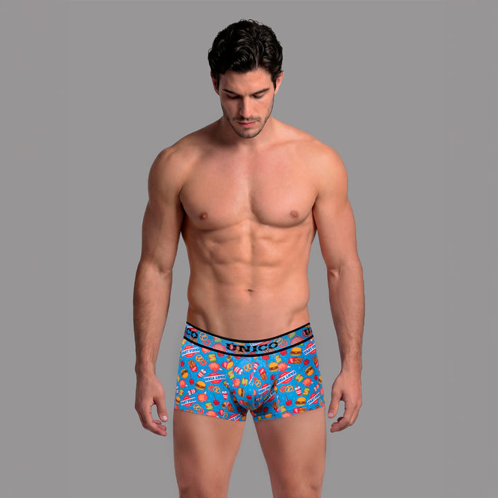 Mundo Unico Food Men's Boxer Briefs in Blue – men's boxer briefs Handmade in Colombia