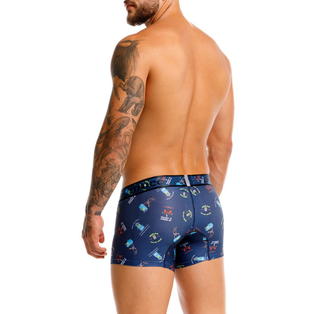 Unico Game Over Men's Short Boxer Brief - Blue Video Game Print