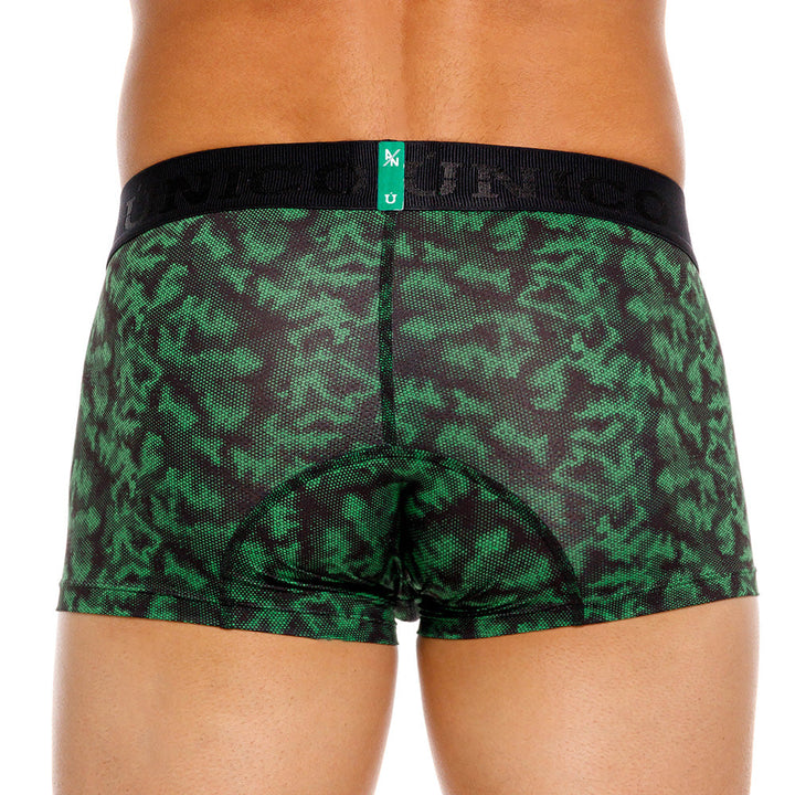 Mundo Unico Men’s Boxer Corto Golero Verde - Atlético Nacional Shield Microfiber Trunks