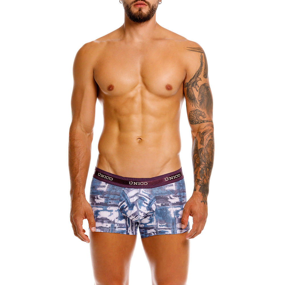 Mundo Unico Impasto Men's Trunk Underwear | Blue