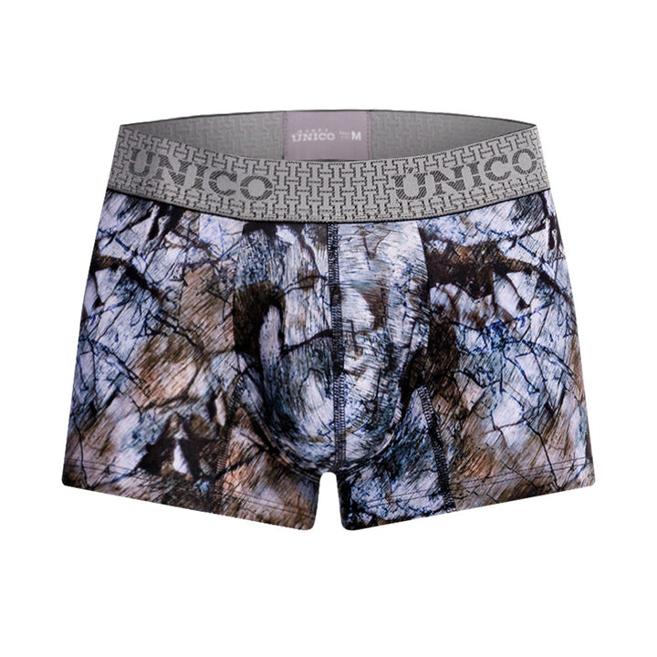 Mundo Unico Men's Médula Azul Short Boxer Briefs - Printed Microfiber Trunk with Support Pouch