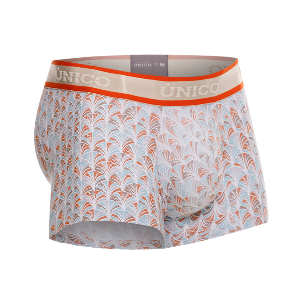 Mundo Unico Men’s Boxer Corto Nucleo Blanco - Premium Cotton Trunk Boxer Briefs