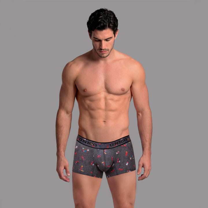 Mundo Unico Obreros Men's Boxer Briefs in Gray – men's boxer briefs Handmade in Colombia