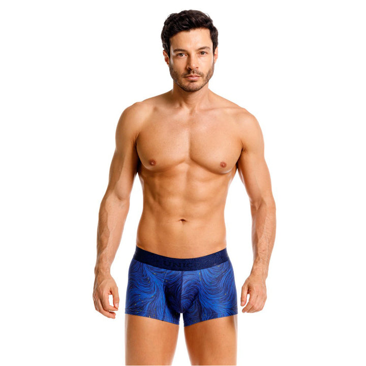 Mundo Unico Ondulante Men's Boxer Briefs in Blue – men's boxer briefs Handmade in Colombia